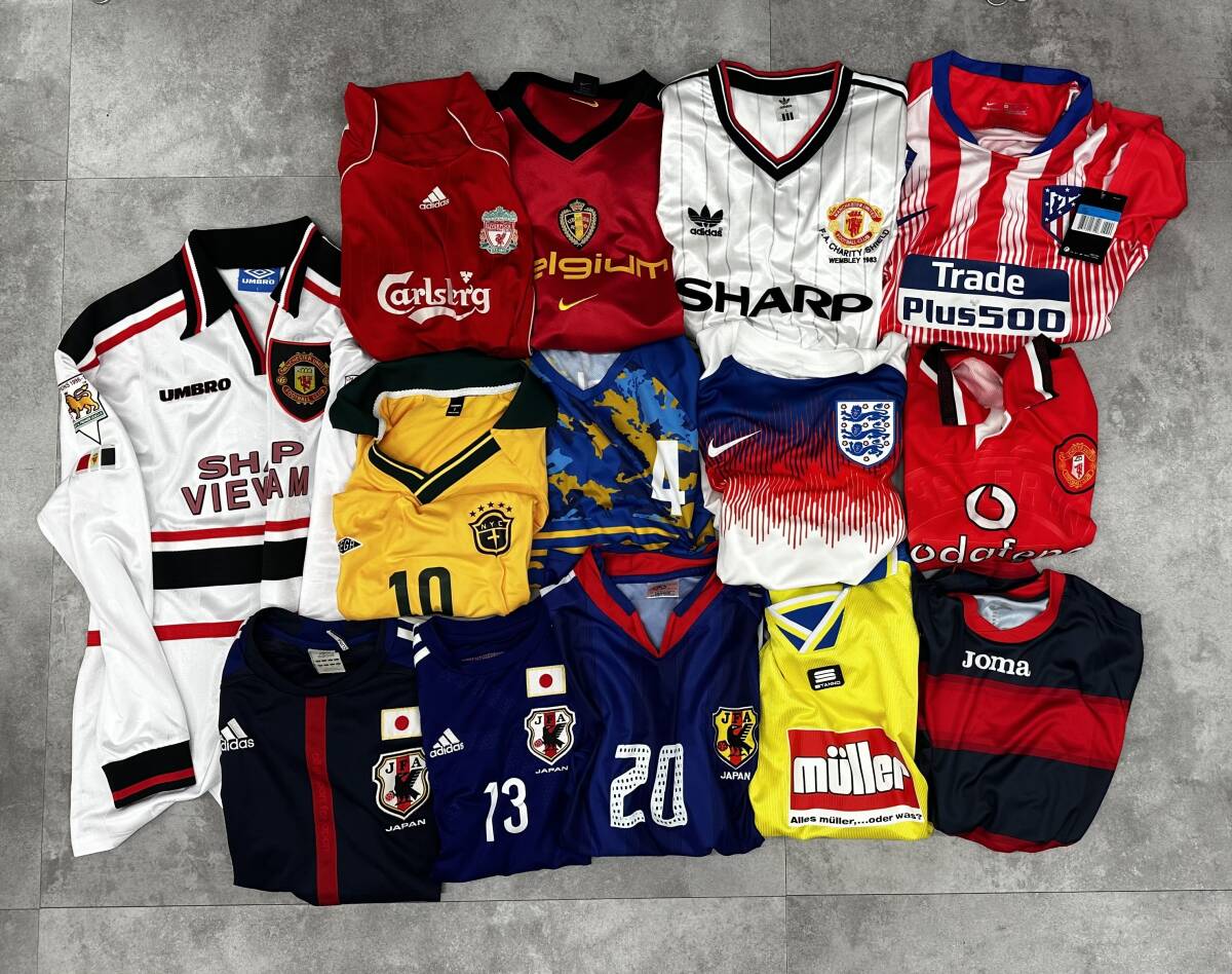 サッカーユニフォーム Tシャツ 14点まとめ売り