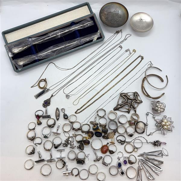 シルバー925 ネックレス リング タイピン等 アクセサリーまとめ