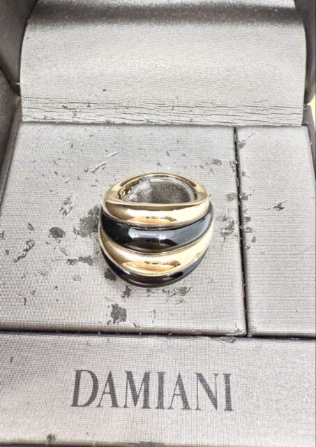 ダミアーニ DAMIANI 750 18金ゴールド オニキス リング