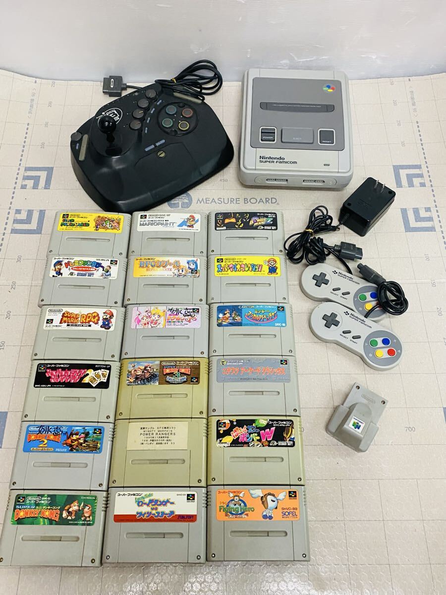 Nintendo SUPER FAMICOM スーパーファミコン SHVC-001 コントローラー ソフトまとめ