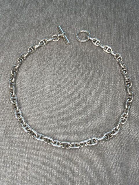 HERMES シェーヌダンクル ネックレス PM SV925