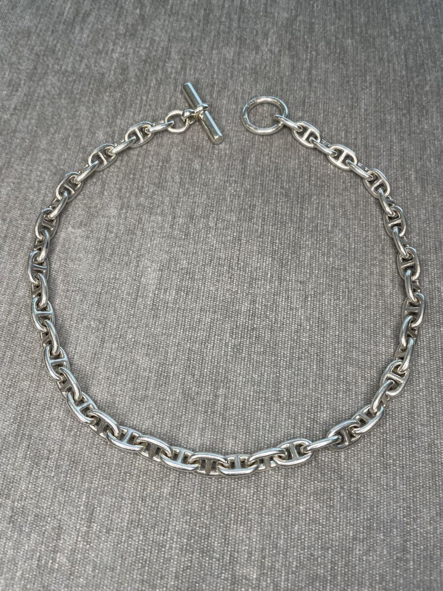 HERMES シェーヌダンクル ネックレス PM SV925