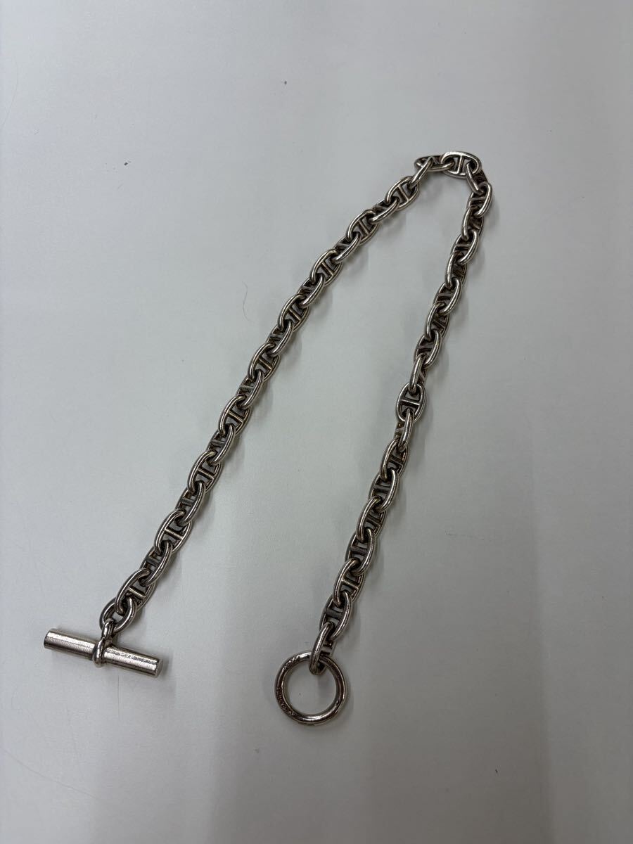 HERMES エルメス シェーヌダンクル MM ネックレス 70s 80s