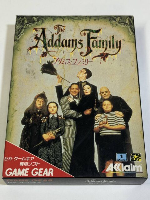ゲームギア ソフト The Addams Family 箱説明書付き