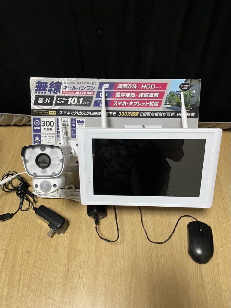 NSK NS-1110WRMS ワイヤレス防犯カメラ モニターセット