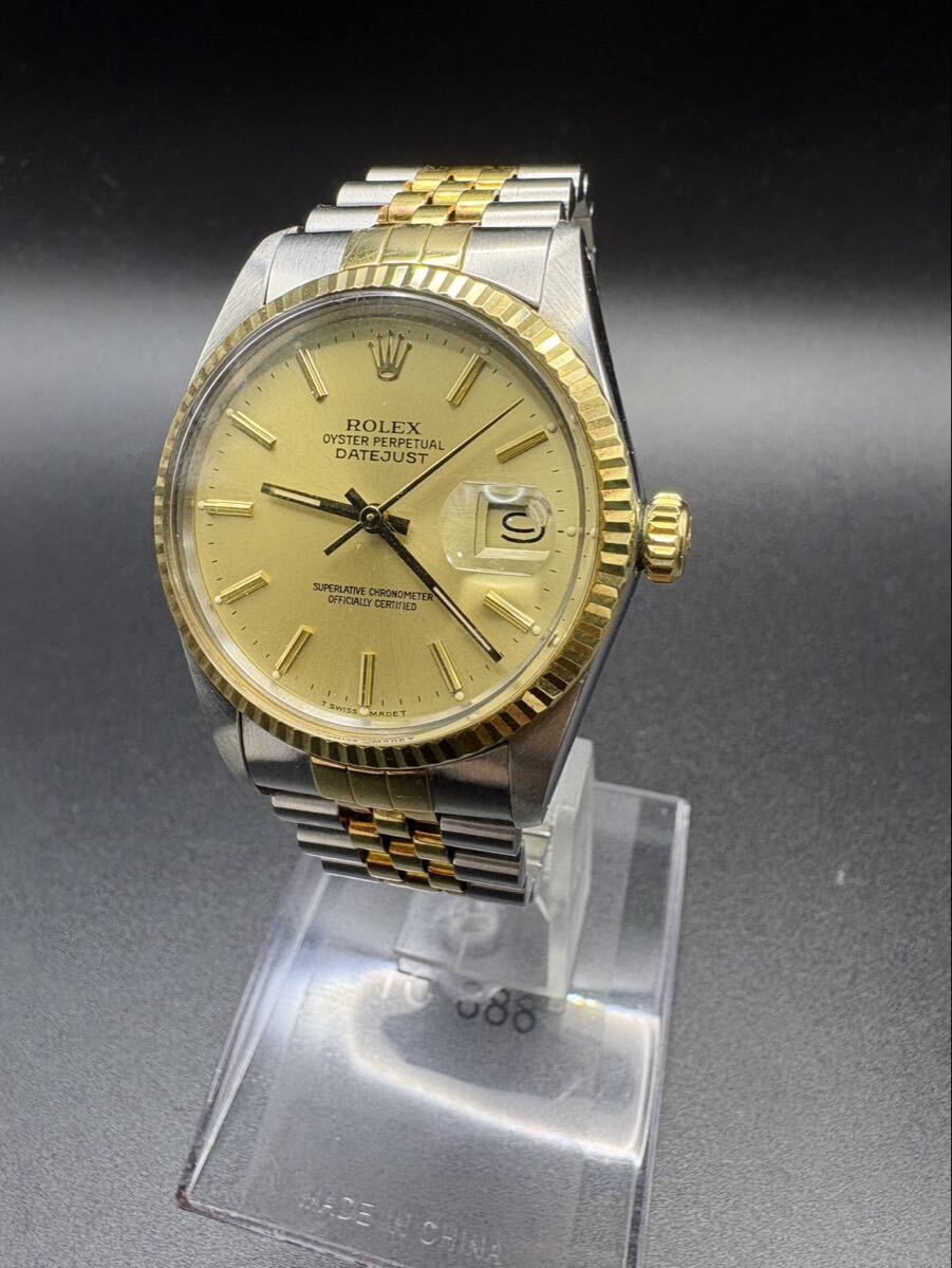 ROLEX DATEJUST 16013 ロレックス YG×SS 自動巻き