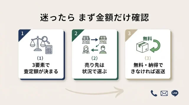 迷ったら まず金額だけ確認