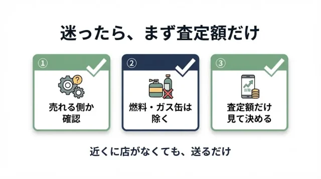 迷ったら、まず査定額だけ
