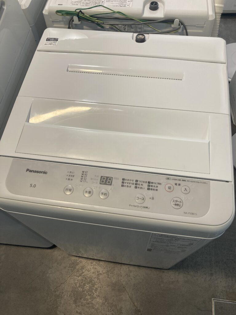 Panasonic 2021年製 5.0kg 洗濯機 中古品販売