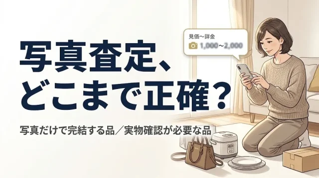 不用品買取の写真査定は正確？ズレる理由と損しない撮り方