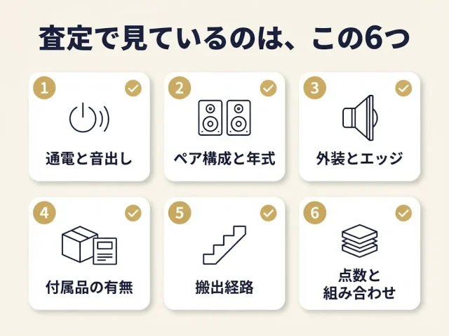 査定額を左右するのは音だけではない