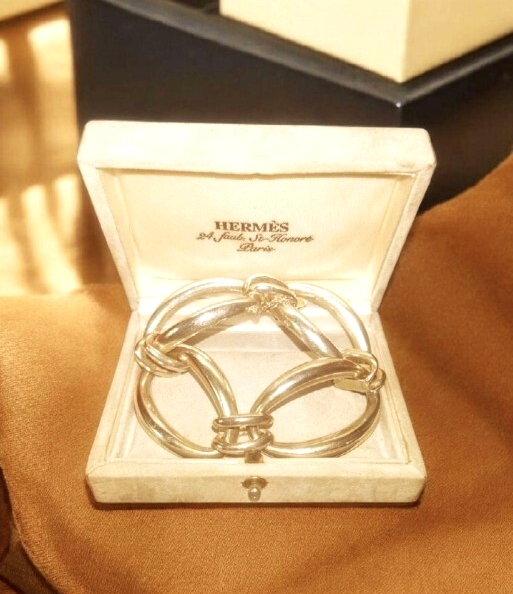 HERMES ヴィンテージ ブレスレット Silver 800製 70年代