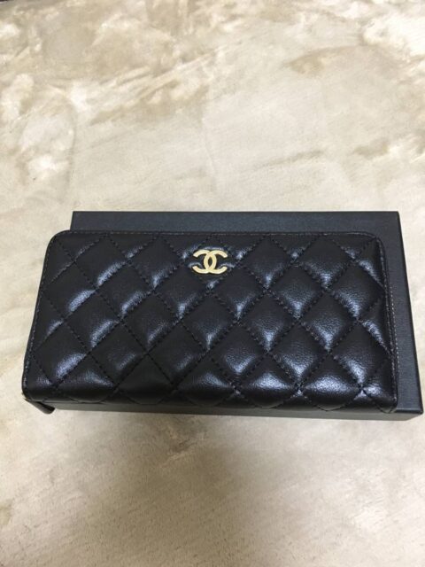 シャネル ジッピー長財布