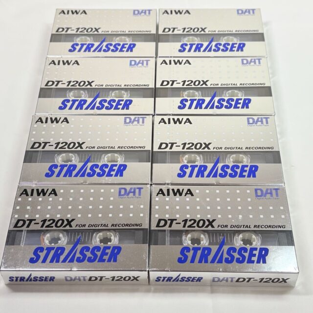 AIWA DATテープ DT-120X STRASSER 8点セット