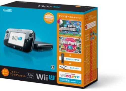 任天堂 Wii U すぐに遊べるファミリープレミアムセット クロ