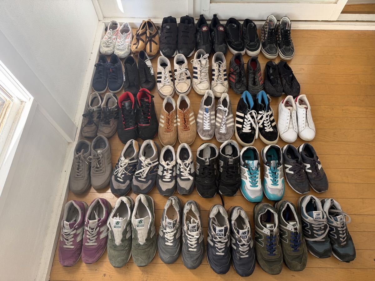 メンズスニーカー大量セット newbalance adidas vans他 30足
