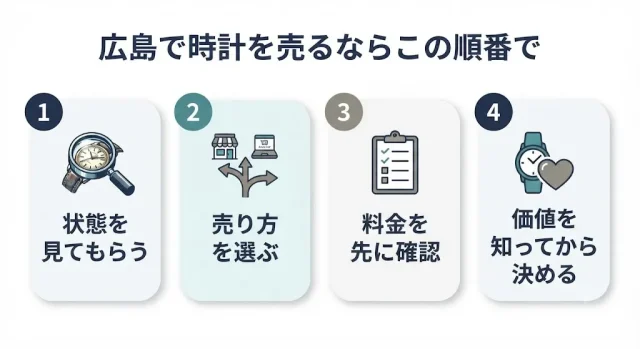 まず、この順で