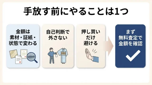 手放す前にやることは1つ