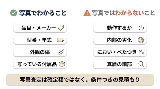 不用品の写真査定は「まず無料で金額の目安を知る手段」
