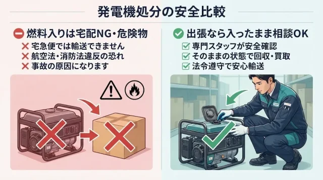 売る前の準備と、残ガソリン・残オイルの扱い