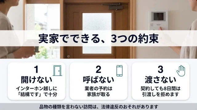 高齢の親を押し買いから守るためにできること