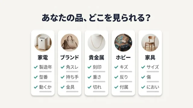  【品目別】自分の不用品に値段がつくか自己採点する