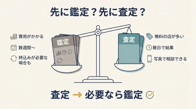 鑑定書は今から取るべき?取らずに売るべき?