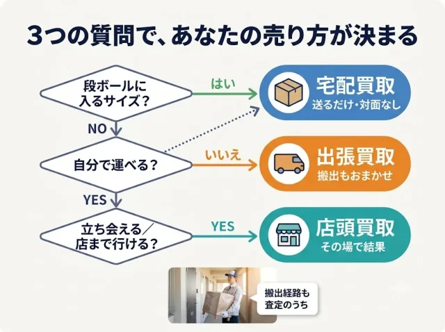 【状況別】あなたのケースではどう売るのが正解？