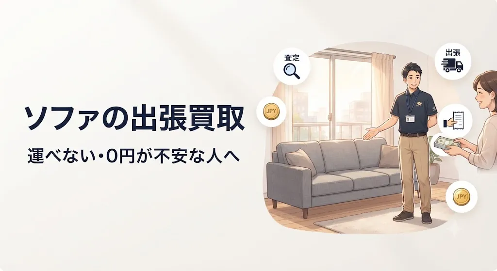 ソファ出張買取|運べない・0円が不安な人へ現場が回答