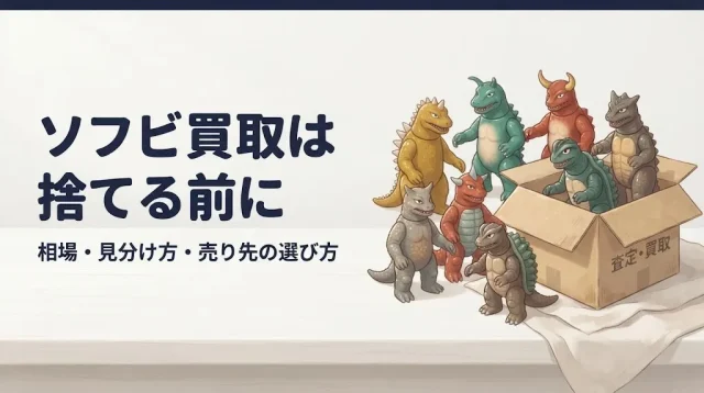 ソフビ買取は捨てる前に｜相場と損しない売り先選び