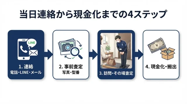 即日で来てもらうための手順と準備