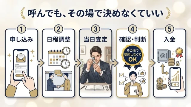 出張買取を“損せず・怖くなく”使う手順