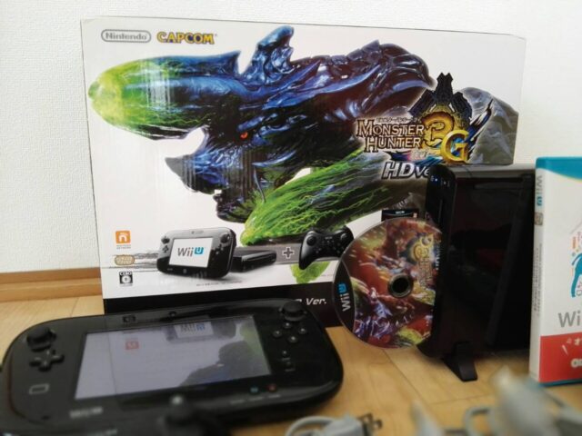 任天堂 Wii U プレミアムセット ブラック 32GB モンスターハンター3G HD