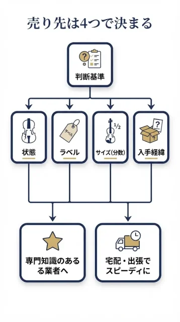 売り先は“4つ”で決まる