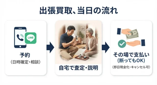 出張買取という選択肢