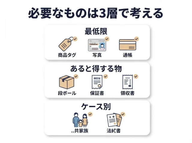 必要なものは3層で考える