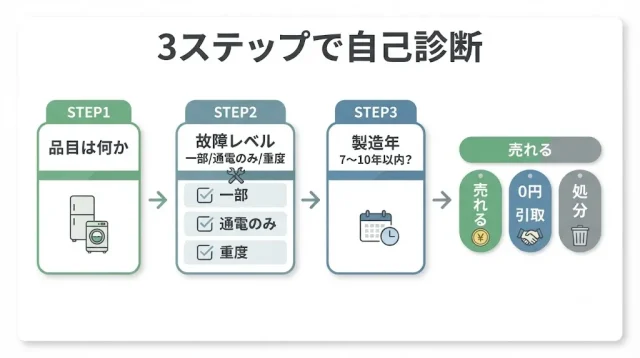 3ステップで自己診断