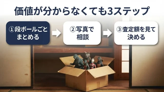 価値が分からなくても3ステップ