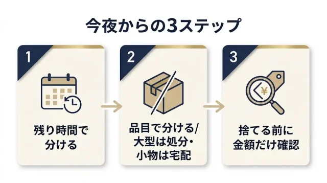 今夜からの3ステップ