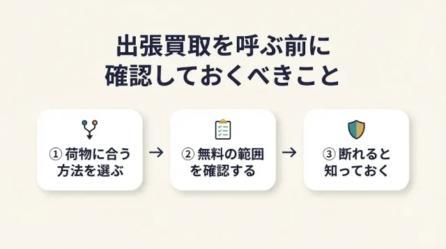呼ぶ前に決める3つのこと
