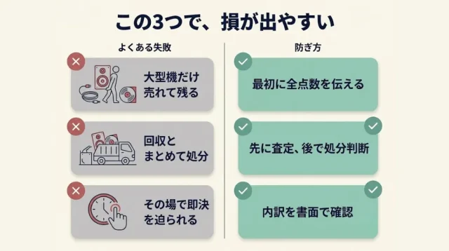 高額オーディオを出張買取で「損する」3つの典型パターンと防ぎ方