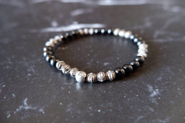 CHROME HEARTS クロムハーツ ビーズブレスレット 6mm シルバー