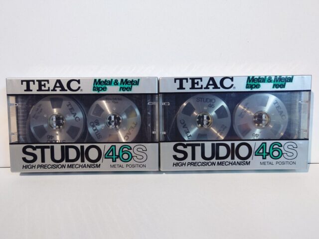 TEAC オープンリール型カセットテープ STUDIO46S 2本