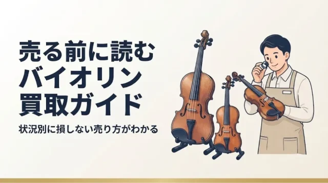 バイオリン買取｜売る前に読む状況別・損しない判断ガイド