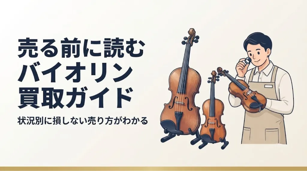 バイオリン買取｜売る前に読む状況別・損しない判断ガイド