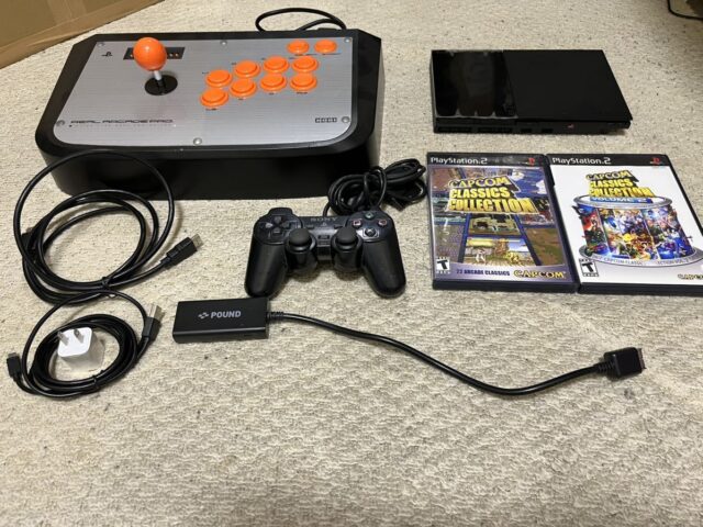 海外版プレイステーション2 本体セット ソフト付き