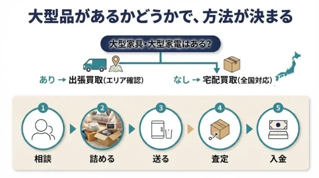出張エリア外・地方の実家の不用品はどうする?