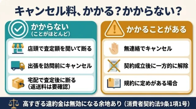  キャンセル料が発生するのはどんなとき？消費者契約法の考え方
