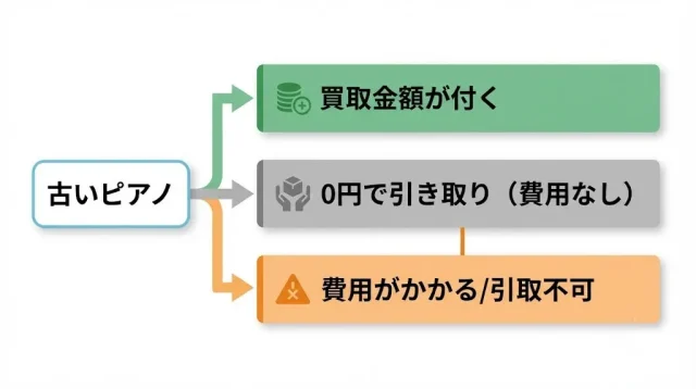 ピアノの売却可否は「年式」では決まらない