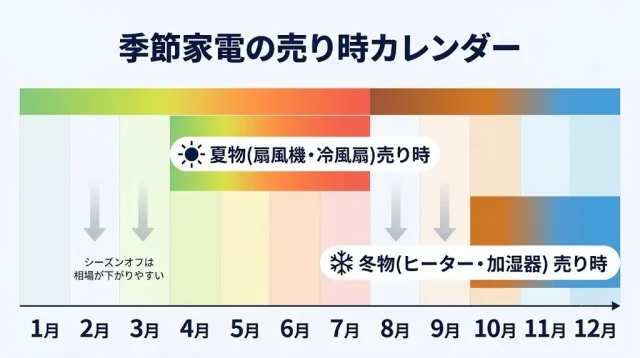  今売るか、シーズンまで待つか——損しない売り時
